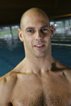 El nadador paralímpico Richard Oribe